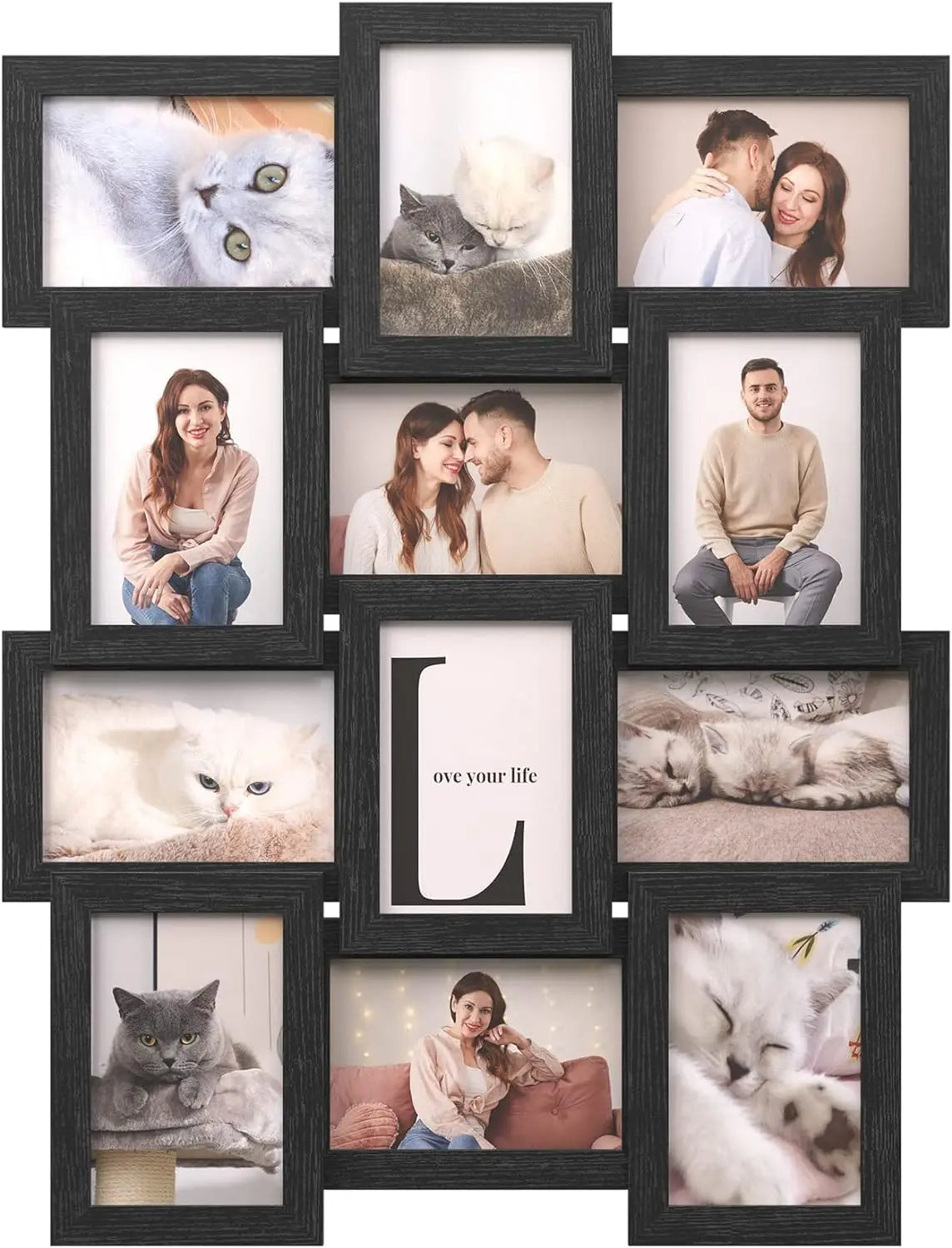 Picture Frames & Albums Collage Picture Frames, 4x6 for Wall Decor Set of 12, Multi Family Photo for Gallery Decor