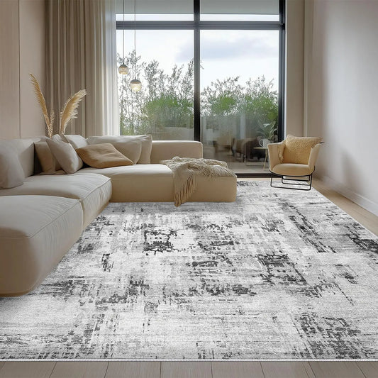 1 Pc Washable Abstract Rug -