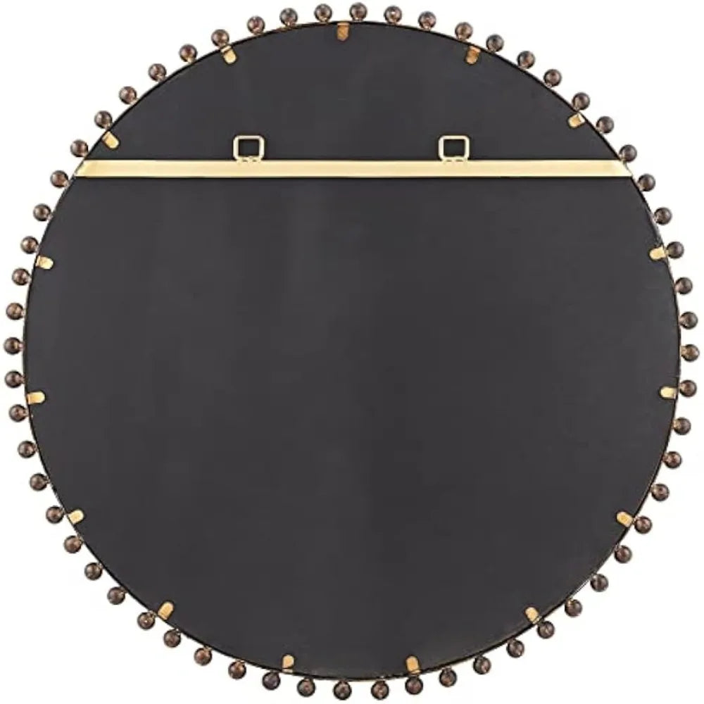 Vidalla Round Vanity Decorative Accent Wall Mirror