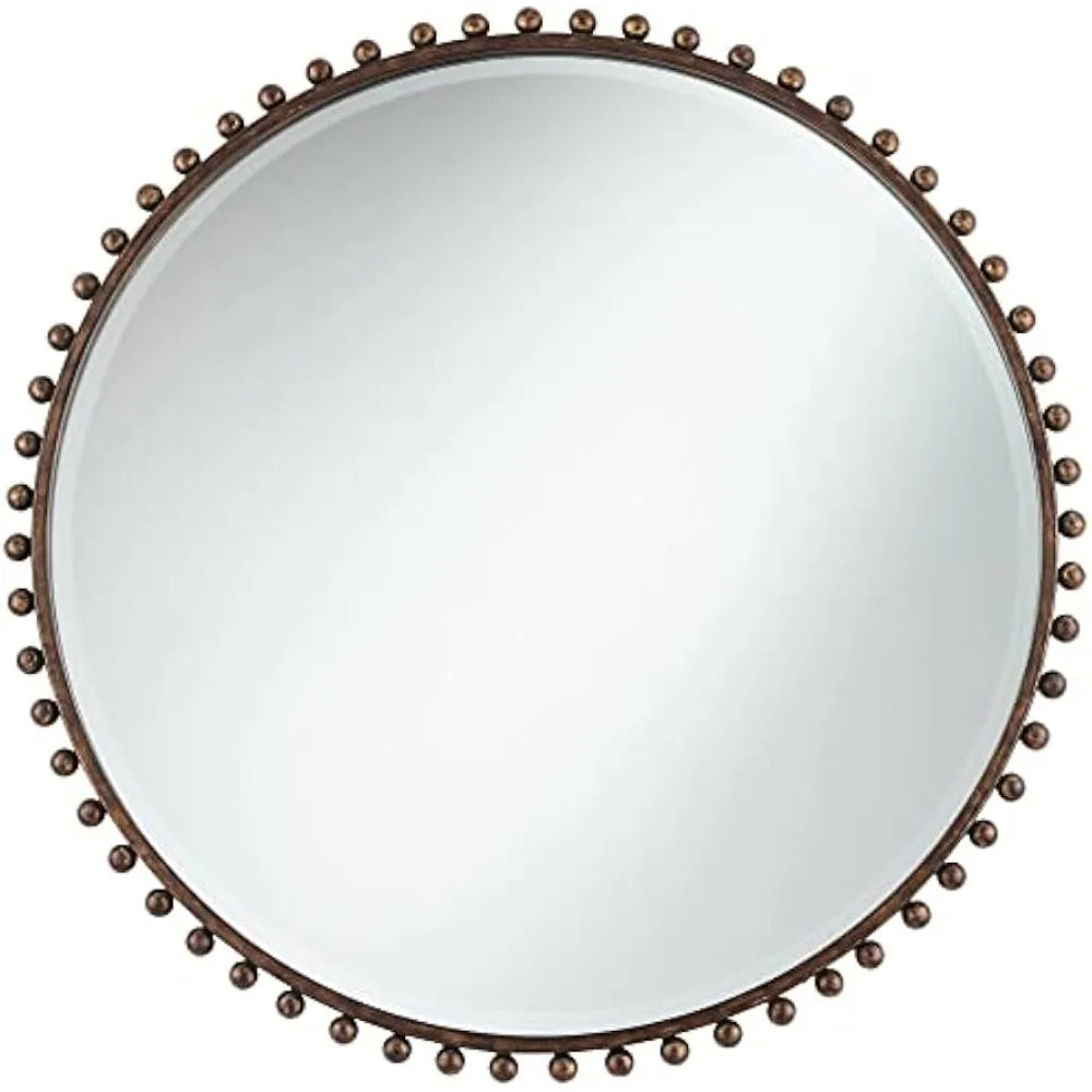 Vidalla Round Vanity Decorative Accent Wall Mirror